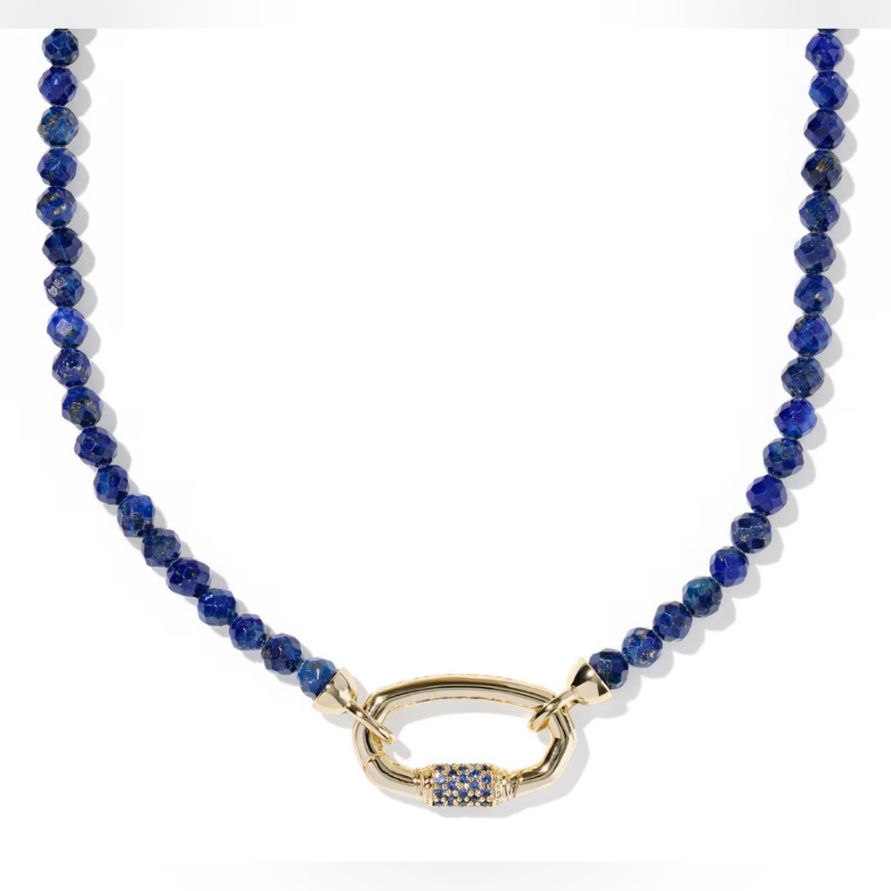 NWT Kendra Scott Blue Lapis Emery Necklace $98